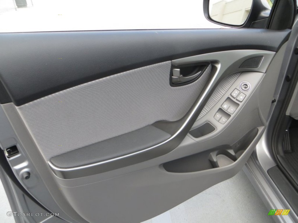 2013 Elantra GLS - Titanium Gray Metallic / Gray photo #21