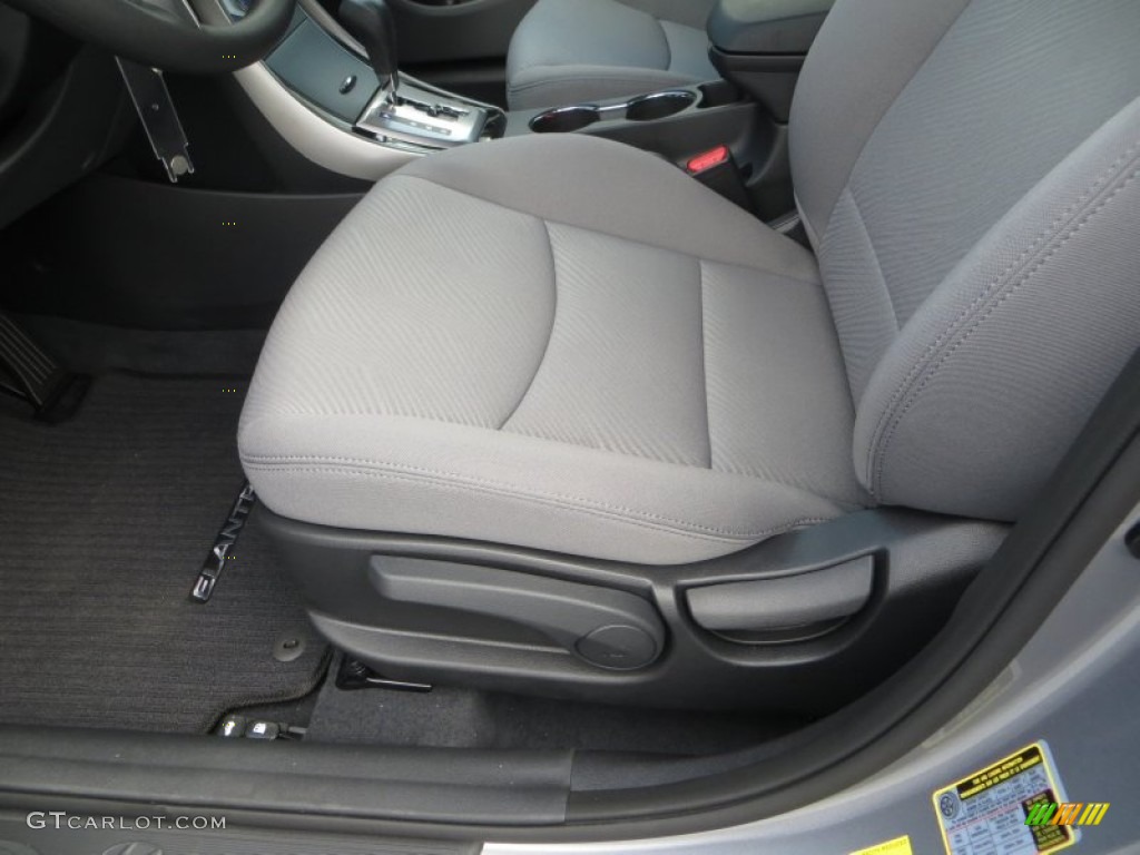 2013 Elantra GLS - Titanium Gray Metallic / Gray photo #23