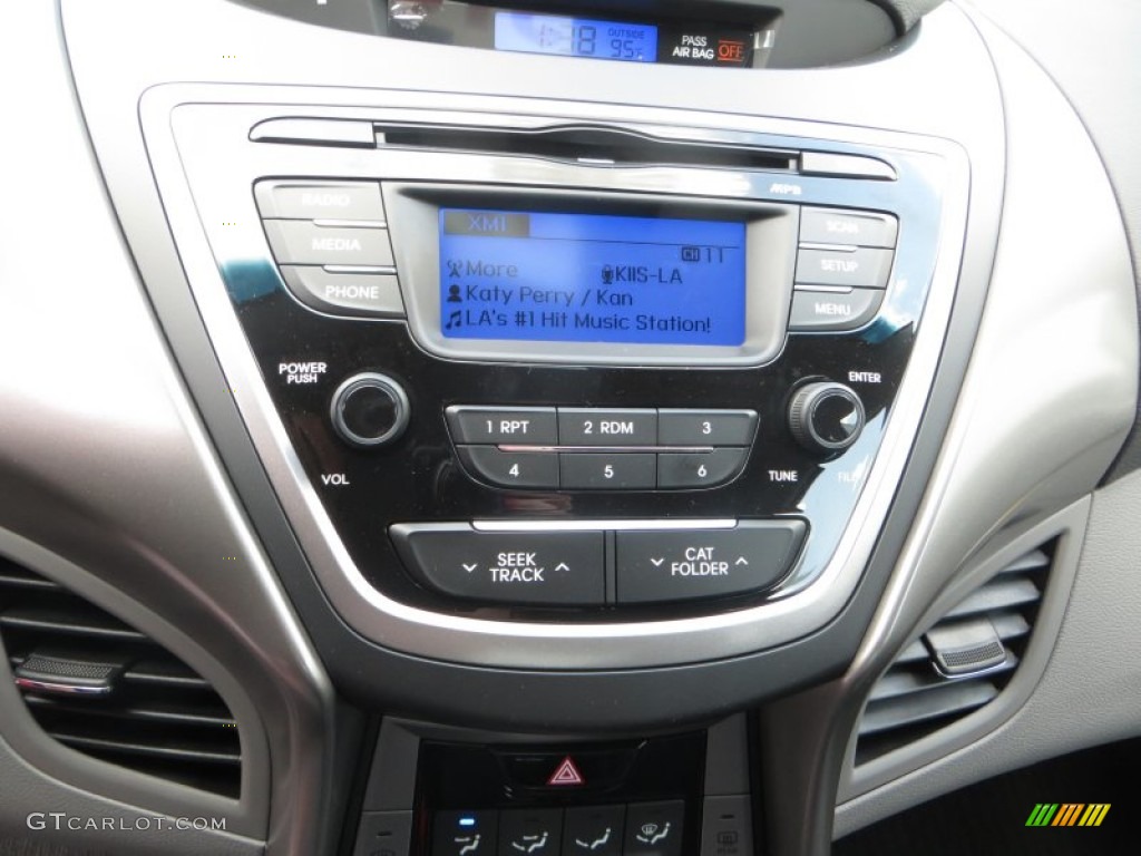 2013 Elantra GLS - Titanium Gray Metallic / Gray photo #26