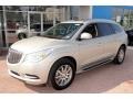 2014 Champagne Silver Metallic Buick Enclave Leather  photo #3