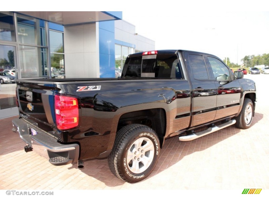 Black 2014 Chevrolet Silverado 1500 LTZ Z71 Double Cab 4x4 Exterior Photo #84844814