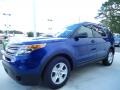 2014 Deep Impact Blue Ford Explorer FWD  photo #1