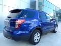 2014 Deep Impact Blue Ford Explorer FWD  photo #2