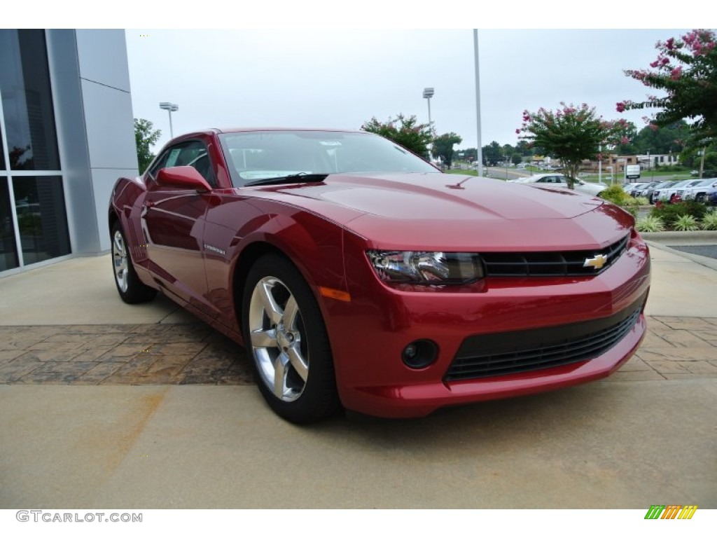2014 Camaro LT Coupe - Crystal Red Tintcoat / Gray photo #1
