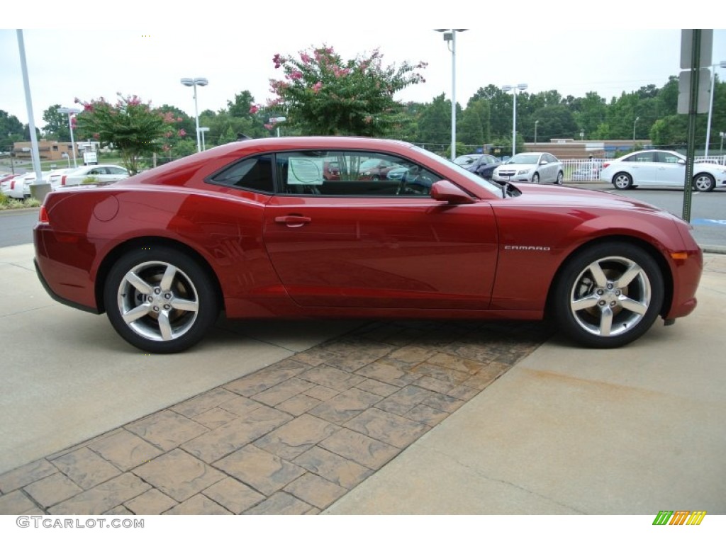 2014 Camaro LT Coupe - Crystal Red Tintcoat / Gray photo #5