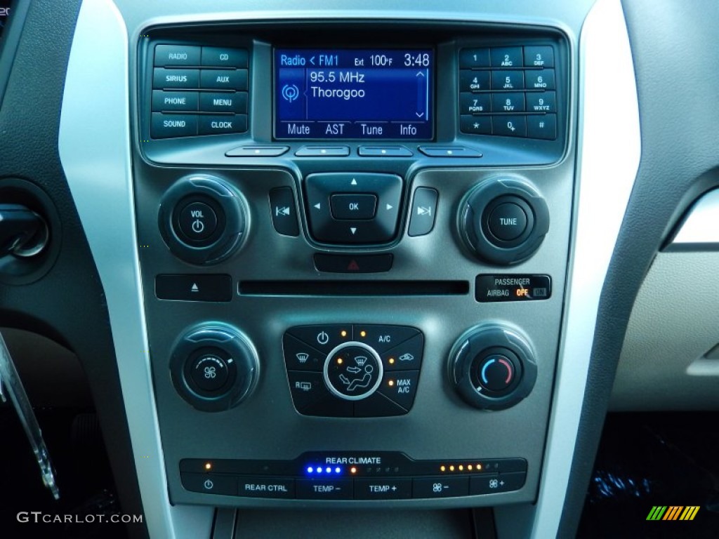 2014 Explorer FWD - Deep Impact Blue / Medium Light Stone photo #11