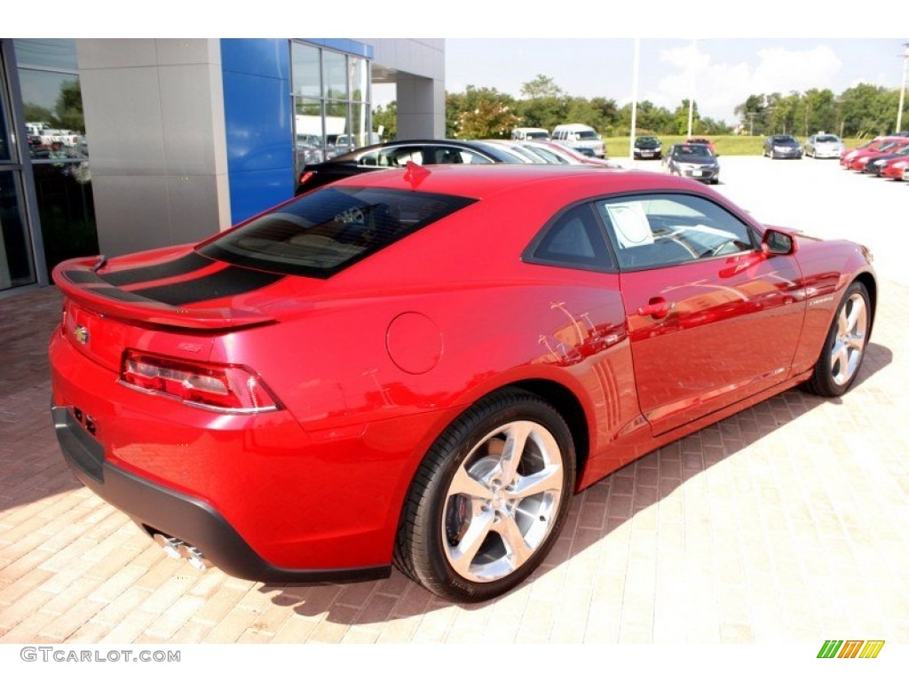 2014 Camaro SS/RS Coupe - Crystal Red Tintcoat / Black photo #2
