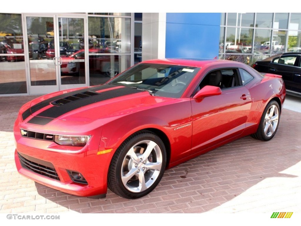 2014 Camaro SS/RS Coupe - Crystal Red Tintcoat / Black photo #3