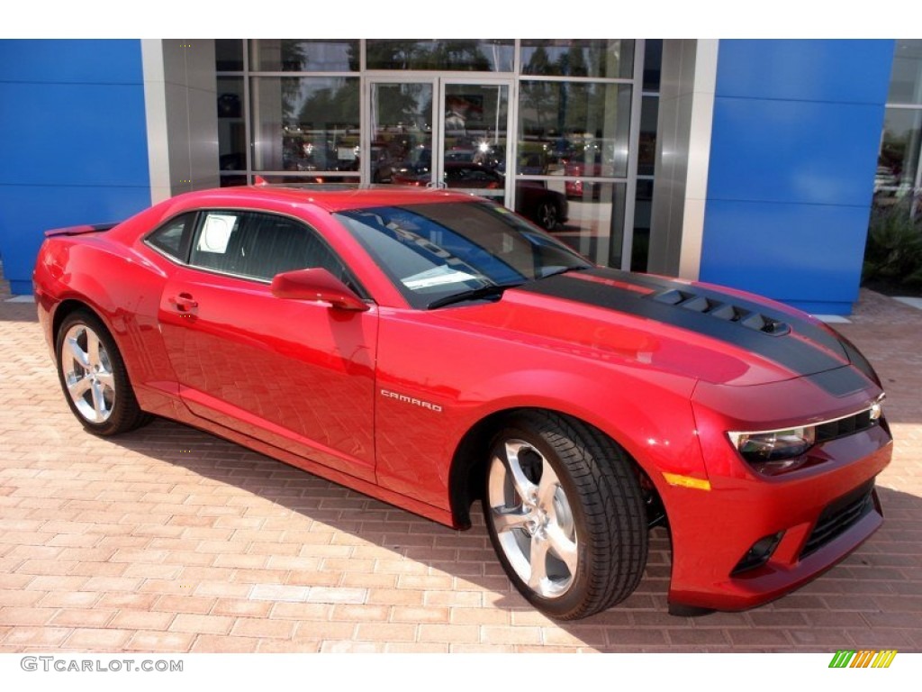 2014 Camaro SS/RS Coupe - Crystal Red Tintcoat / Black photo #10