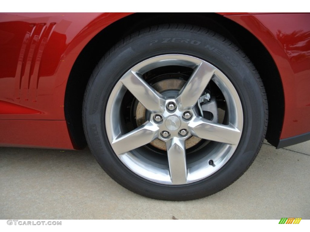 2014 Camaro LT Coupe - Crystal Red Tintcoat / Gray photo #14