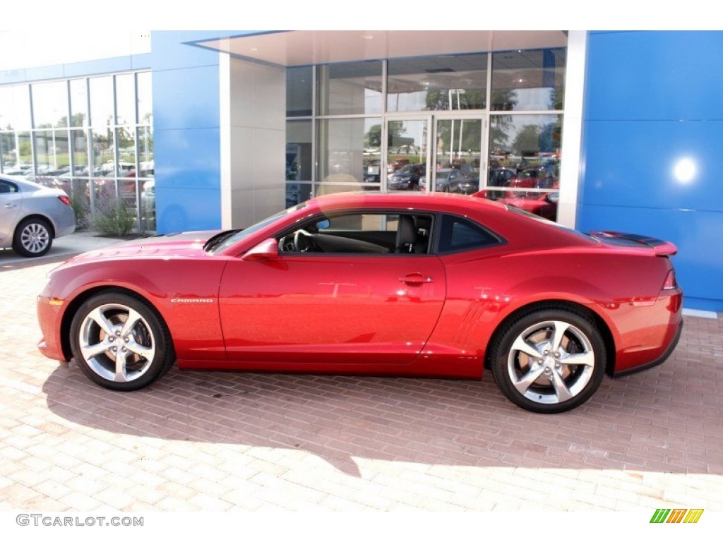 2014 Camaro SS/RS Coupe - Crystal Red Tintcoat / Black photo #13