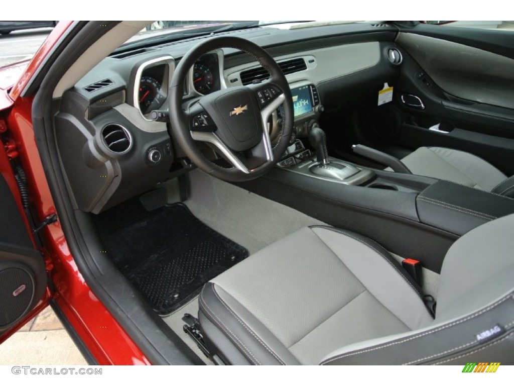 Gray Interior 2014 Chevrolet Camaro LT Coupe Photo #84845682