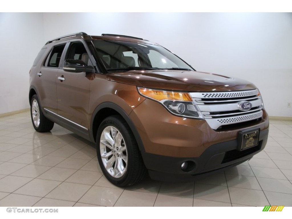 Golden Bronze Metallic Ford Explorer