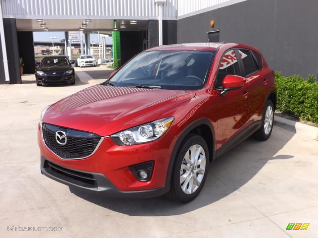 2014 CX-5 Grand Touring - Soul Red Metallic / Black photo #2