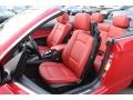 Coral Red/Black Front Seat Photo for 2012 BMW 3 Series #84848271
