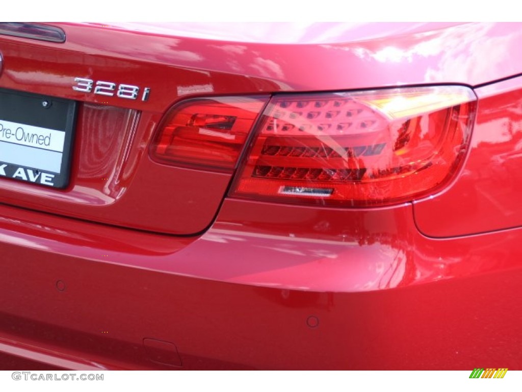 2012 3 Series 328i Convertible - Crimson Red / Coral Red/Black photo #21