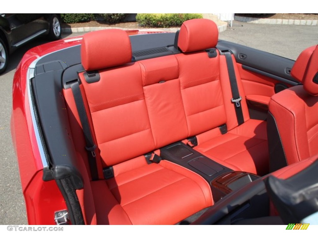 Coral Red/Black Interior 2012 BMW 3 Series 328i Convertible Photo #84848511