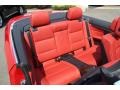 Coral Red/Black Rear Seat Photo for 2012 BMW 3 Series #84848511