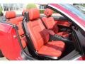 Coral Red/Black Front Seat Photo for 2012 BMW 3 Series #84848584