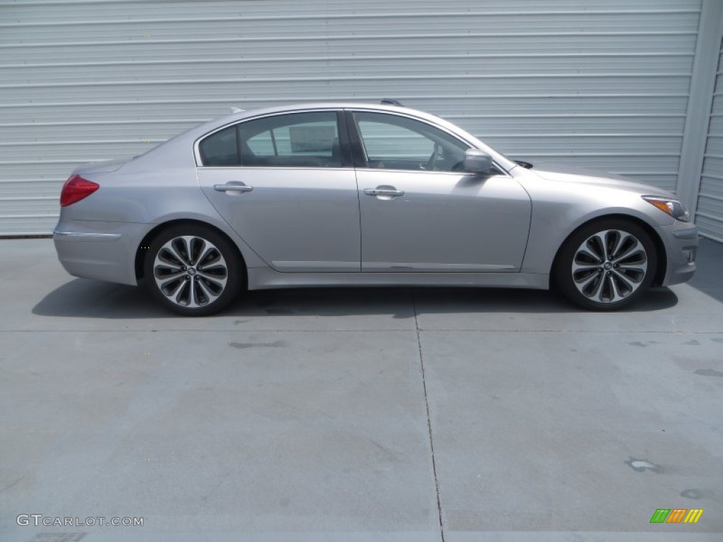 Titanium Gray Metallic 2013 Hyundai Genesis 5.0 R Spec Sedan Exterior Photo #84849462