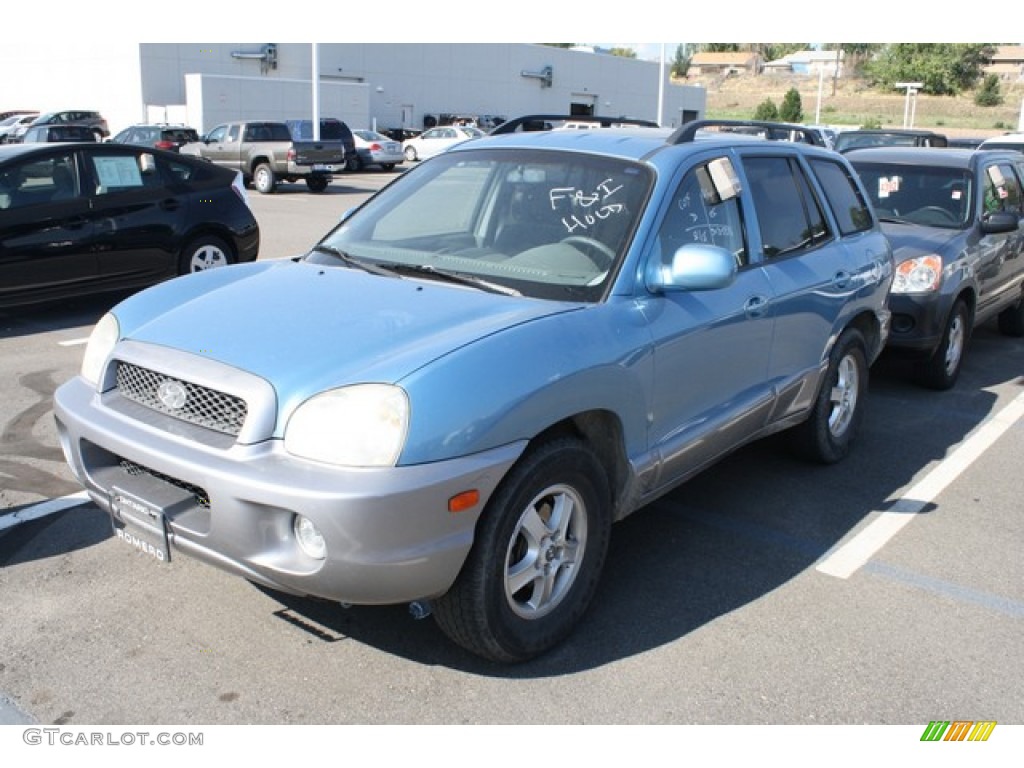2004 Santa Fe GLS - Arctic Blue / Gray photo #4