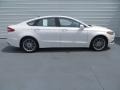 2013 White Platinum Metallic Tri-coat Ford Fusion SE 2.0 EcoBoost  photo #3