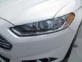 2013 White Platinum Metallic Tri-coat Ford Fusion SE 2.0 EcoBoost  photo #9