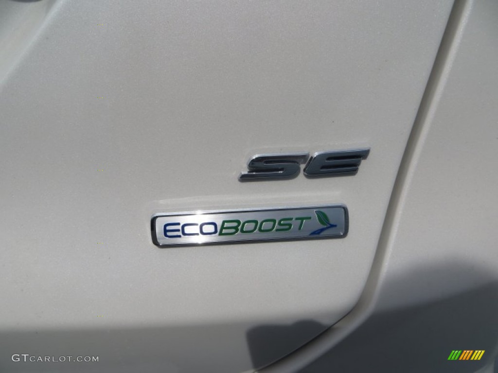 2013 Fusion SE 2.0 EcoBoost - White Platinum Metallic Tri-coat / Dune photo #14