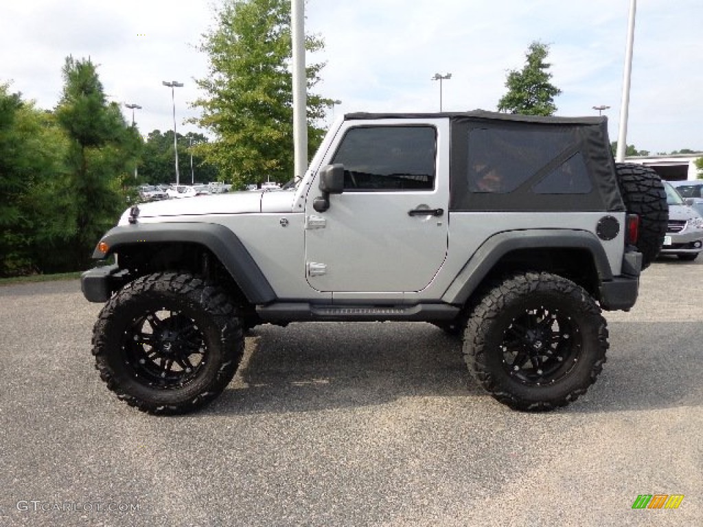 2011 Wrangler Sport 4x4 - Bright Silver Metallic / Black photo #11