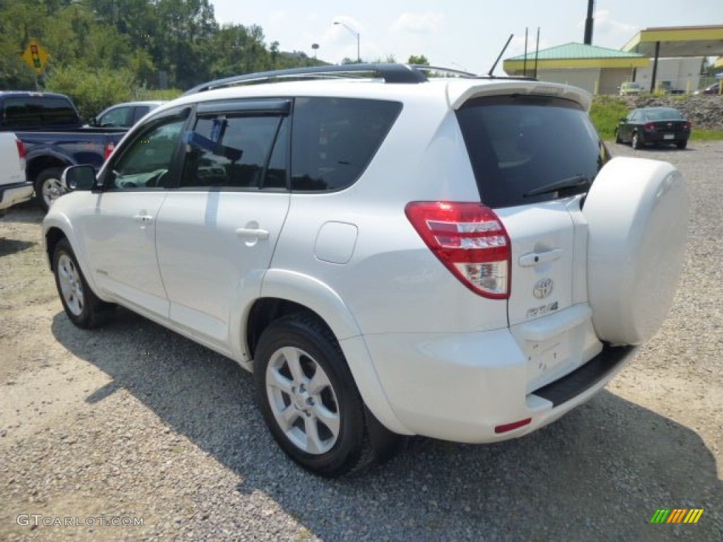 2011 RAV4 Limited 4WD - Super White / Ash photo #3