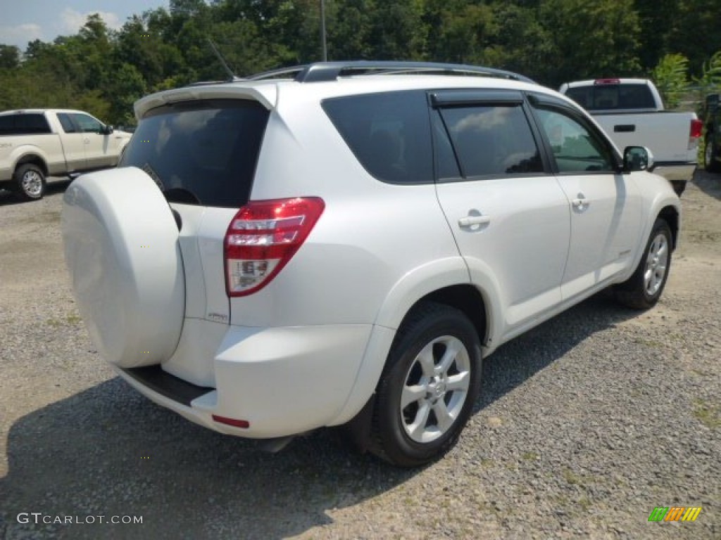 2011 RAV4 Limited 4WD - Super White / Ash photo #4