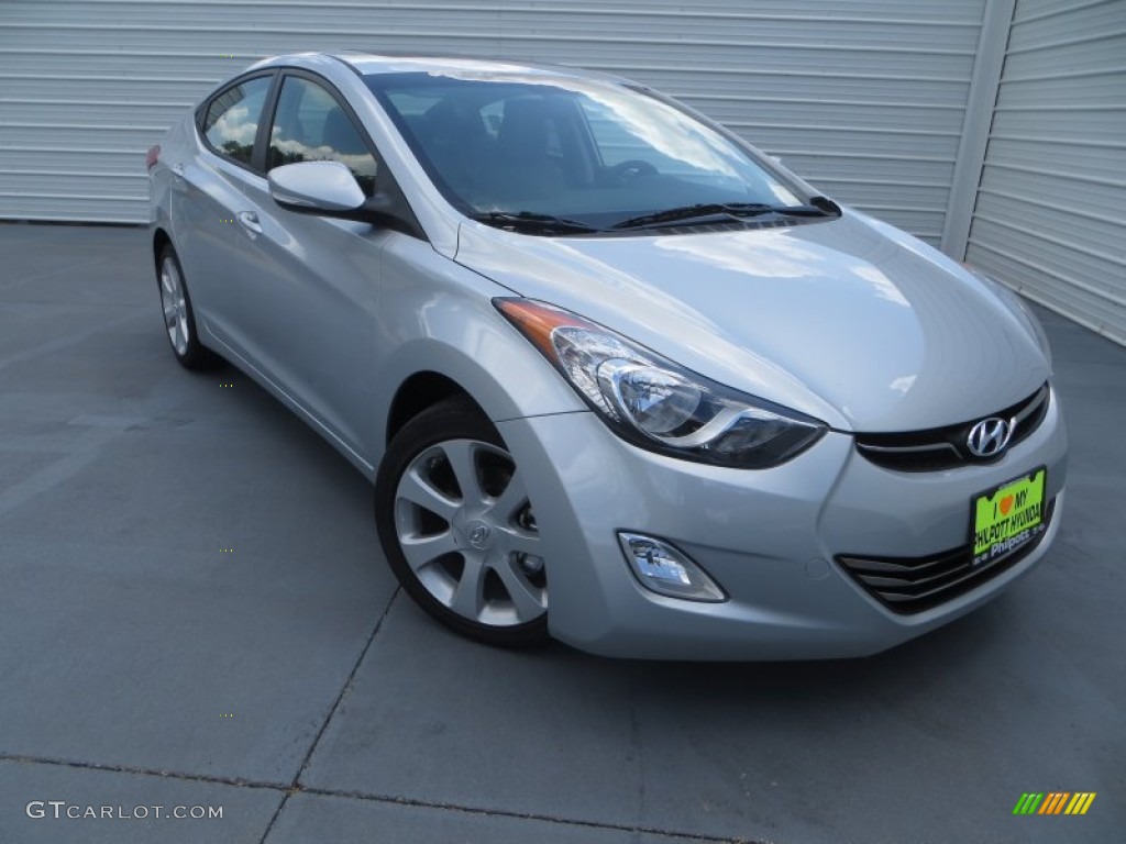 2013 Elantra Limited - Silver / Gray photo #1