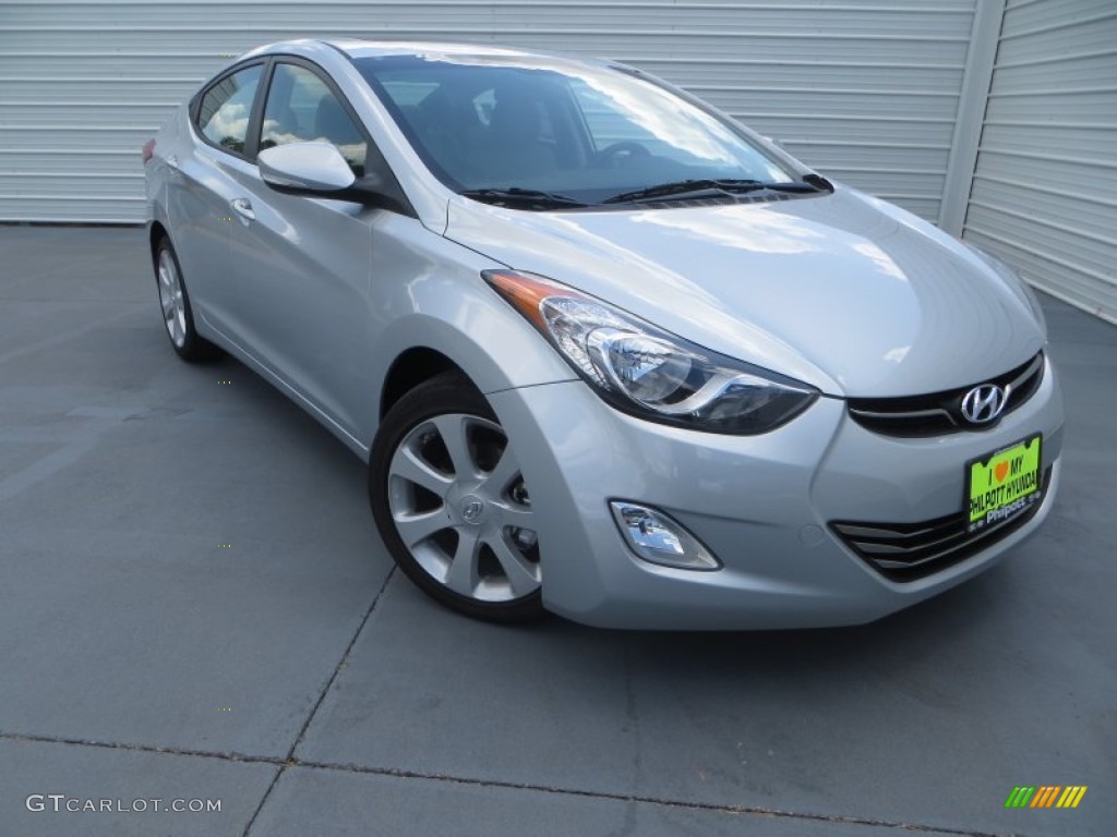 2013 Elantra Limited - Silver / Gray photo #2
