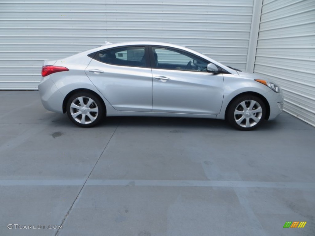 2013 Elantra Limited - Silver / Gray photo #3
