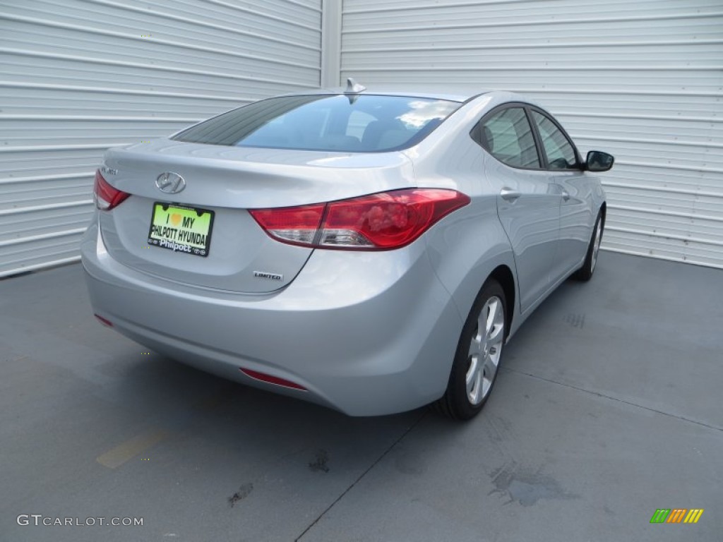 2013 Elantra Limited - Silver / Gray photo #4