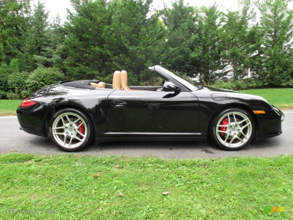 Black 2009 Porsche 911 Carrera 4S Cabriolet Exterior Photo #84853284