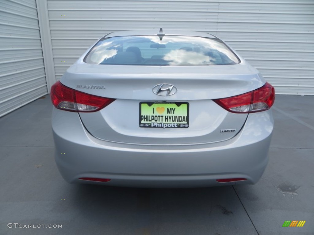 2013 Elantra Limited - Silver / Gray photo #5