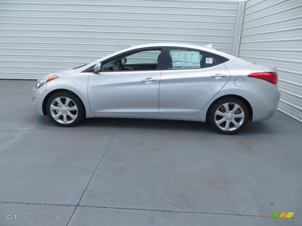 2013 Elantra Limited - Silver / Gray photo #6