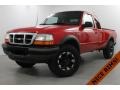 2000 Bright Red Ford Ranger XLT SuperCab 4x4  photo #1