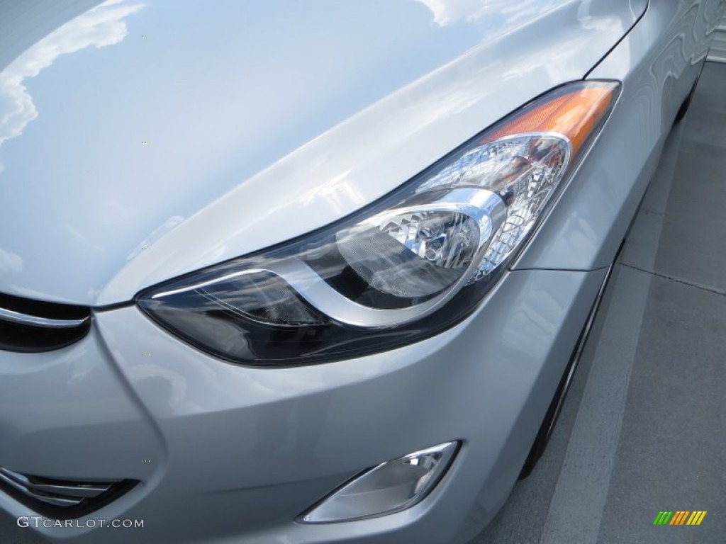 2013 Elantra Limited - Silver / Gray photo #9