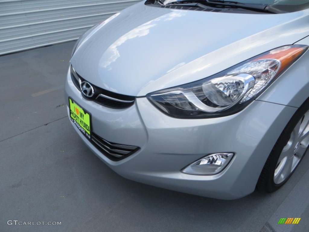 2013 Elantra Limited - Silver / Gray photo #10