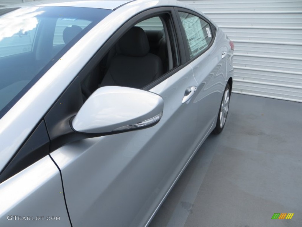 2013 Elantra Limited - Silver / Gray photo #12