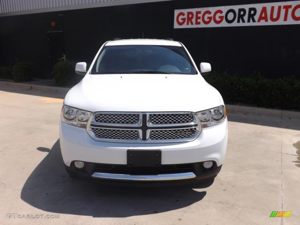 2013 Durango SXT - Bright White / Black photo #7