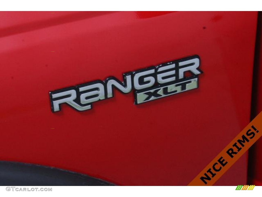 2000 Ranger XLT SuperCab 4x4 - Bright Red / Medium Graphite photo #15