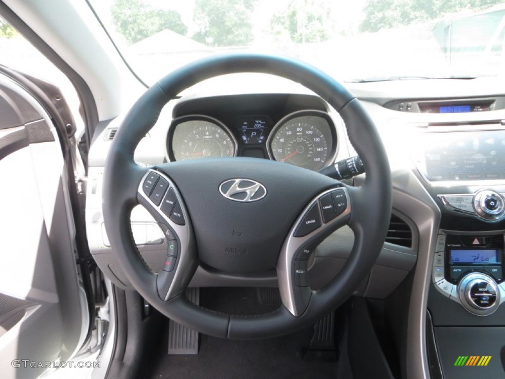 2013 Elantra Limited - Silver / Gray photo #31