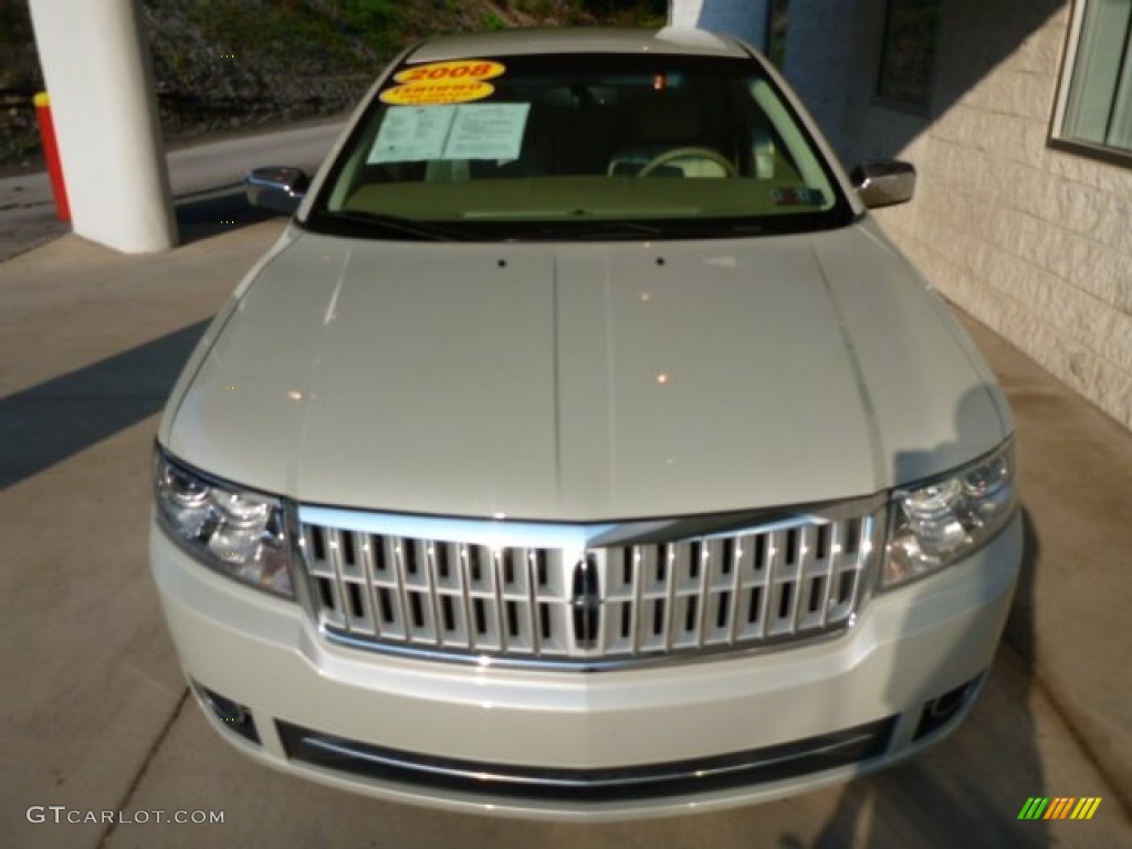 2008 MKZ AWD Sedan - White Suede / Sand photo #8