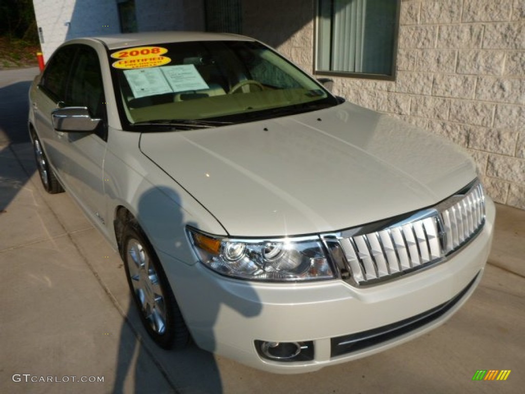 2008 MKZ AWD Sedan - White Suede / Sand photo #9