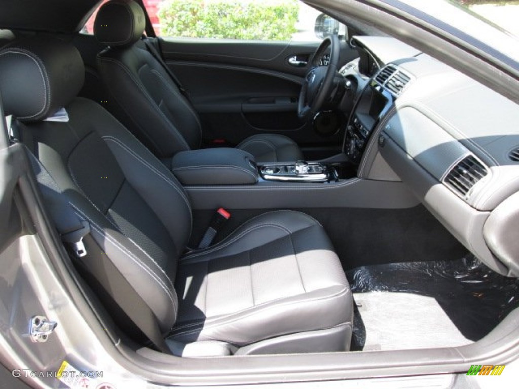 Warm Charcoal/Warm Charcoal Interior 2014 Jaguar XK XKR Convertible Photo #84854832