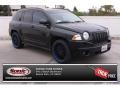 Brilliant Black Crystal Pearl 2008 Jeep Compass Sport