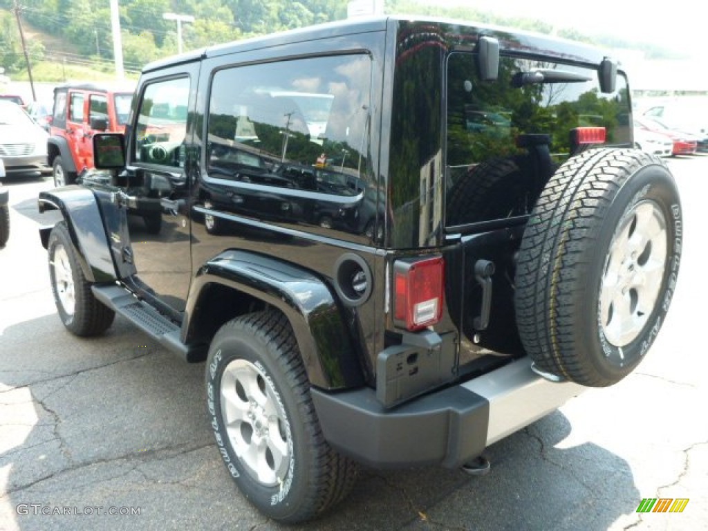 Black 2014 Jeep Wrangler Sahara 4x4 Exterior Photo #84855996
